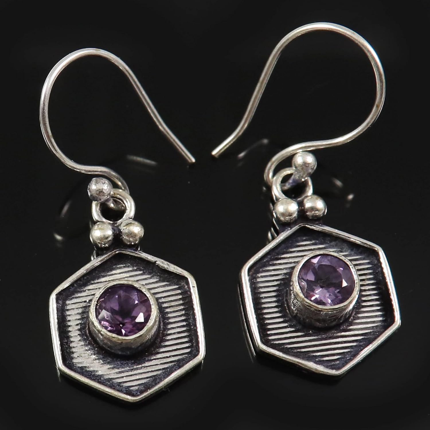 Garnet Faceted Citrine Faceted Blue Topaz Faceted Gemstone 925 Sterling Silver Drop/Dangle Earring Handmade Jewelry Goyal Exports SEG166