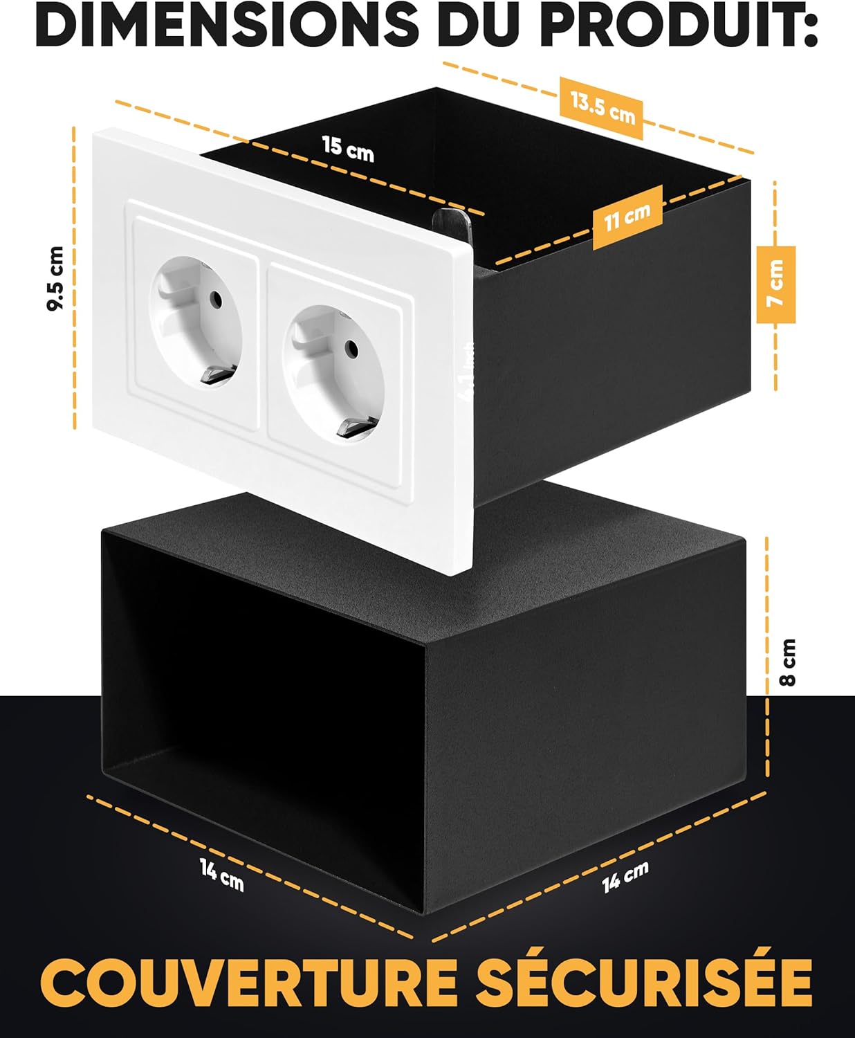 Elder Welder® Coffre-Fort Secret avec Fausse Prise et Sécurité Avancée | Emballage Discret - Description