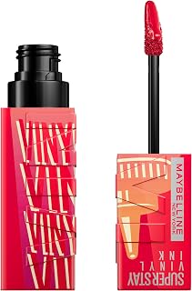 Maybelline New York Super Stay Vinyl Ink Sauce Edition, Liquid Lipstick for 16H Hol…