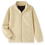 ACESTAR Girls Boys and Toddlers Polar Fleece Full-Zip Mock Jacket With Pockets for Children 4-14 Years
