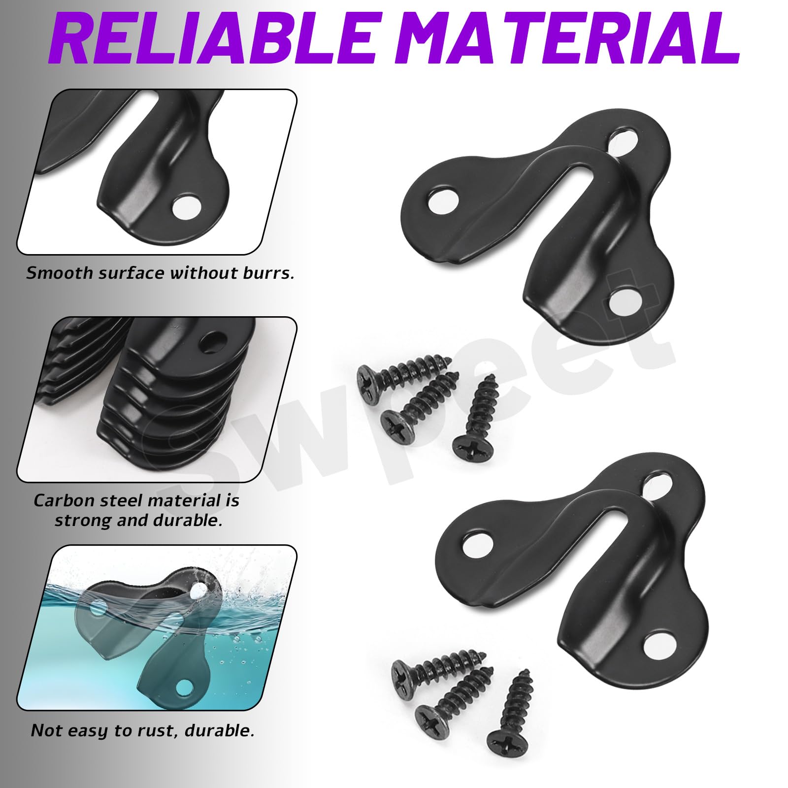 STAS Sleutelgat Hanger 42mm - Set van 2 voor Schilderijen – STAS België