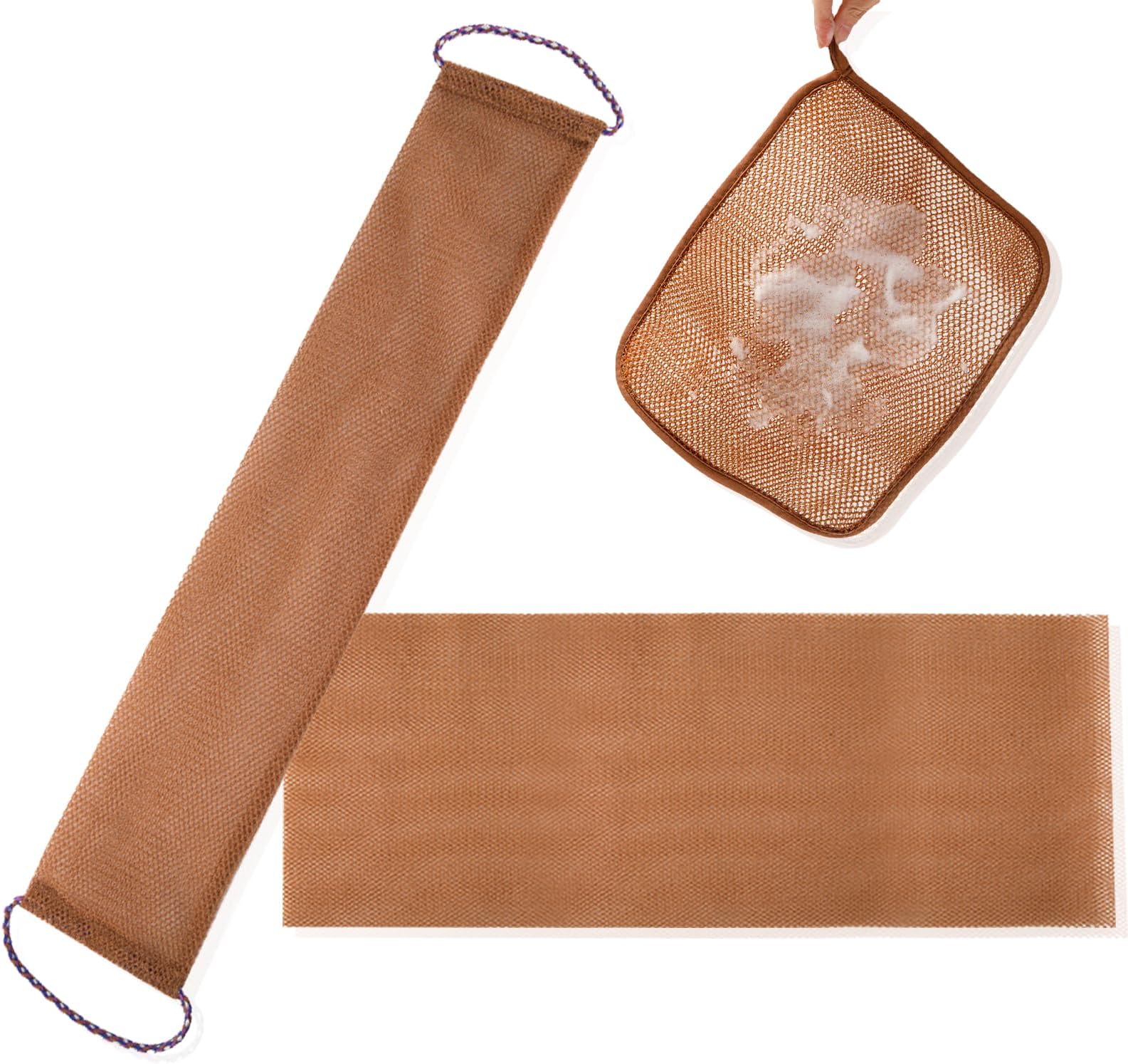 Little Booka (4Pack) African Net Sponge Sapo Sponge of