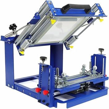 Cylindrical Screen Printing Machine, Cylindrical Press Manual Printer, Curved Screen Printing Machine for Cylindrical Products, Maximum 16 X 14 Cm Area, Diameter Lower Than 80 M