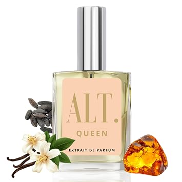 ALT. FRAGRANCES Queen - Inspired by Godess, Extrait de Parfum, Long Lasting Perfume for Women, Warm Vanilla Perfume with Golden Amber, Soft Lavender & Creamy Tonka Bean, 60ml