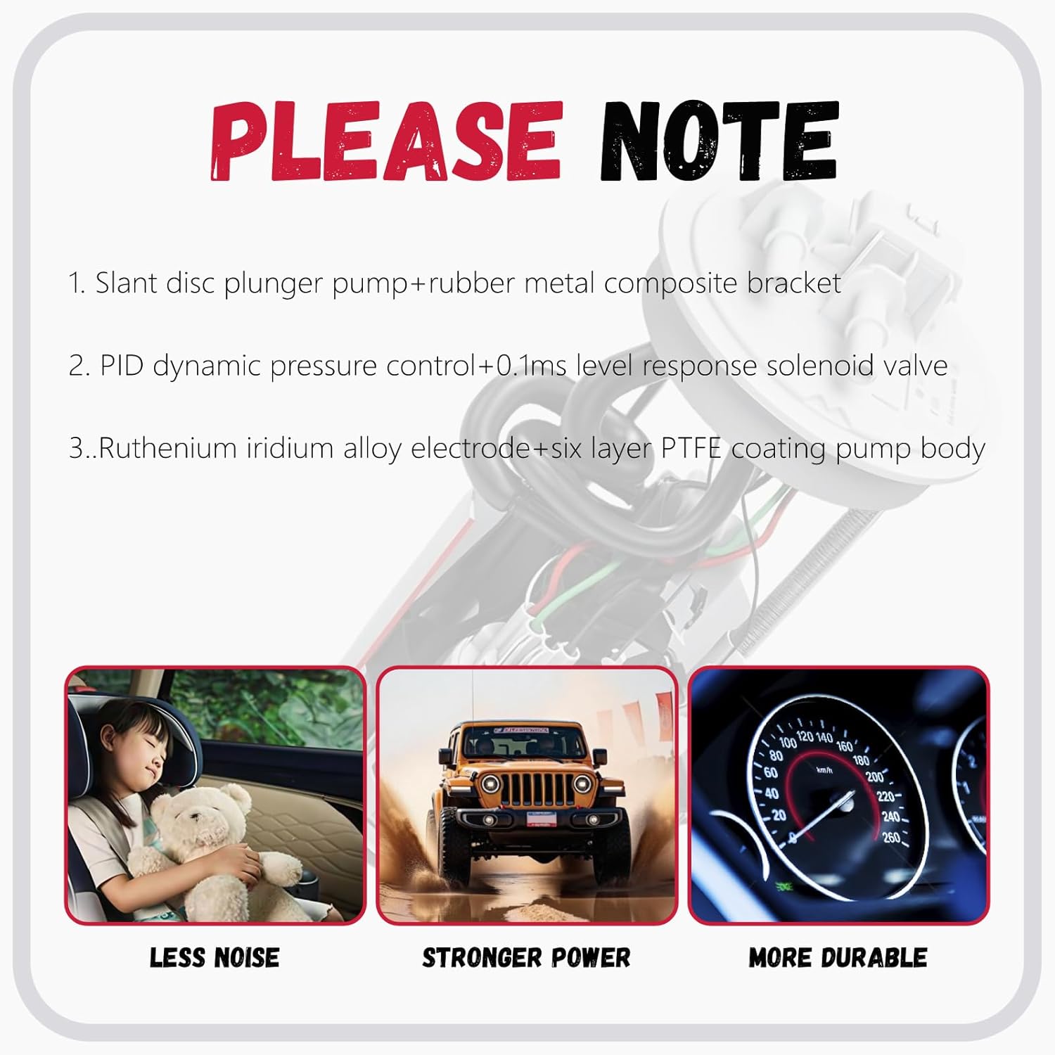 E8821M P76603M FG1272/Fuel pump Assembly/Compatible with Hyundai Santa Fe 2007 2008 2009 V6 2.7L 3.3L GL GLS Limited SE/Replaces# SP3022M 311100W000 - Image 5