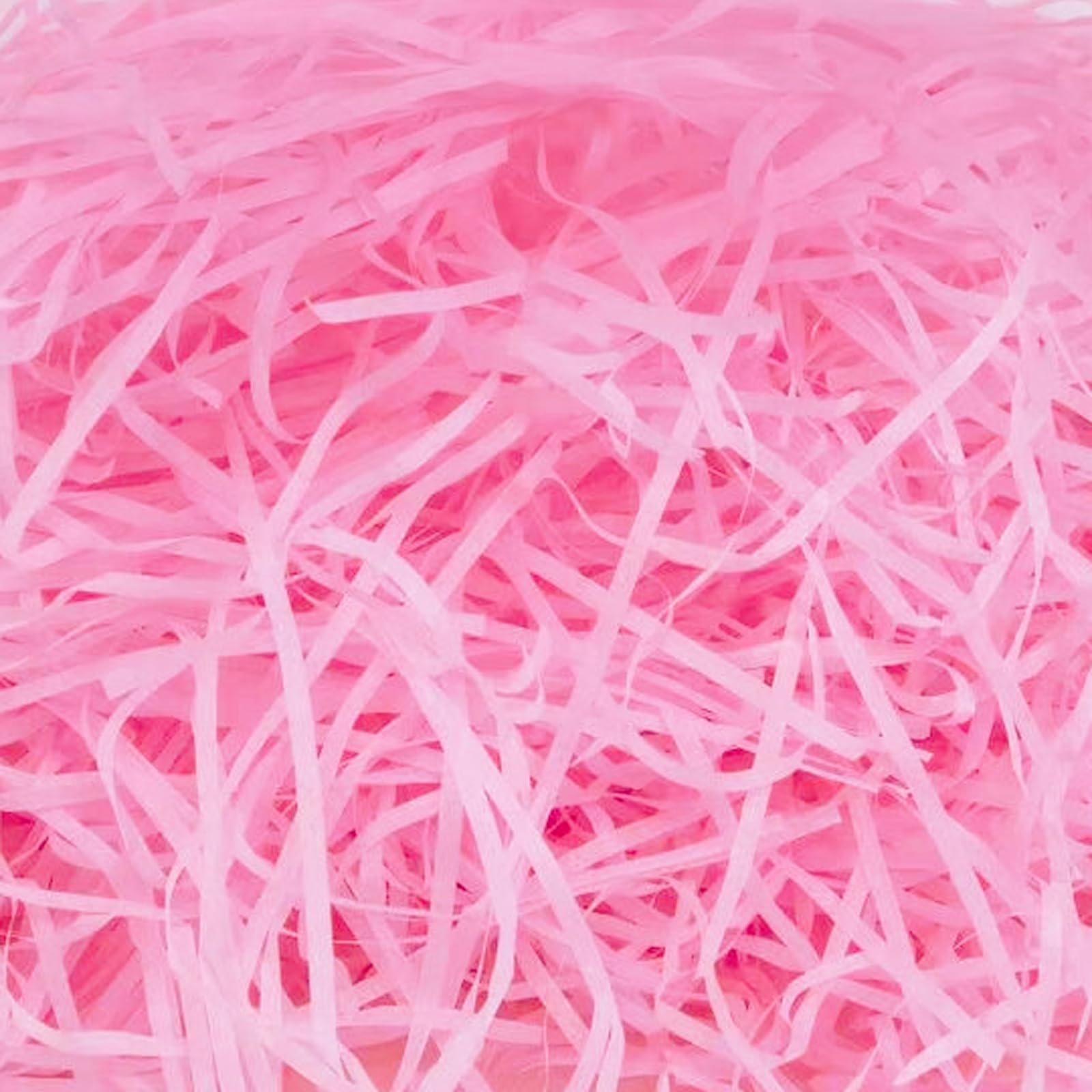 Confettis Papier Cadeau Rose 550g Papier Déchiqueté Rose Chair Pour Remplissage Cadeau - Frisure Raffia Avec Nœuds Dorés, Emballage DIY