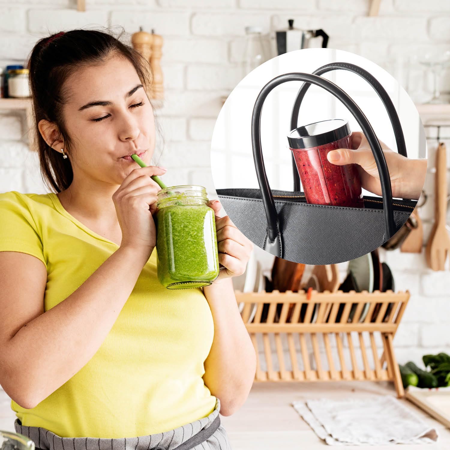 GOURMETmaxx Mr. Magic Mixer | Smoothie Maker z zestawem akcesoriów XXL | mikser stojący 18-częściowy | blender z pokrywkami utrzymującymi świeżość | Procesor do shake'ów, smoothies itp.