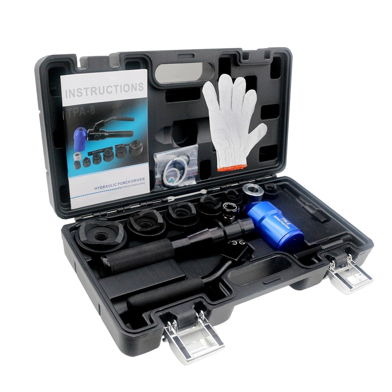 Herramienta hidráulica for perforar Agujeros, Herramienta hidráulica for Hacer Agujeros, TPA-8, Puede perforar de 22,5 a 61,5 mm en Acero Dulce de 3,5 mm. Amplia compatibilidad