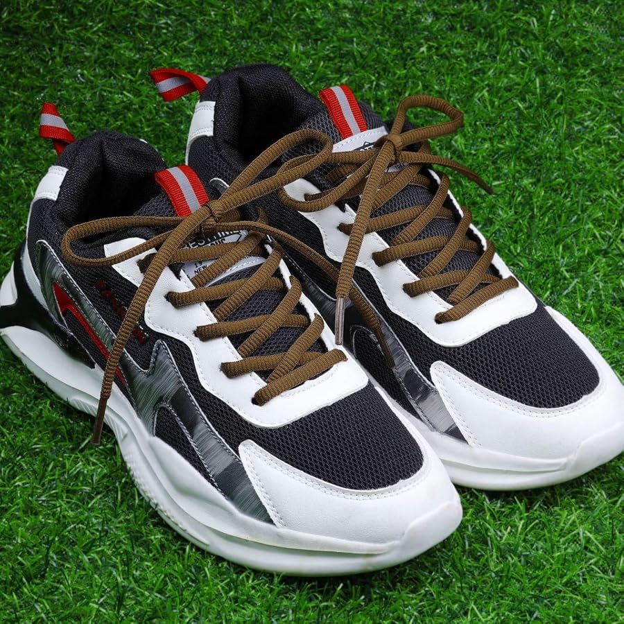 Image of SHOESHINE Oval /Semi Round Shoelace Sports & Sneaker Shoe Lace