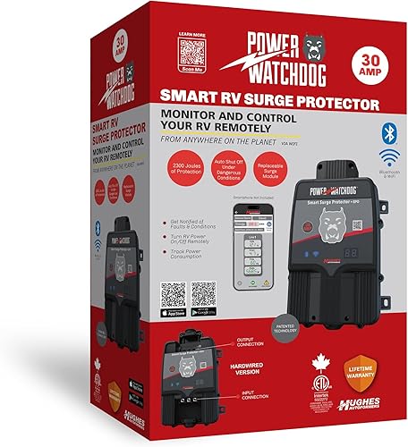 Miniatura 8 de Power Watchdog PWD50-EPO, protector de sobretensiones Bluetooth con apagado automático, 50 amperios, cableado