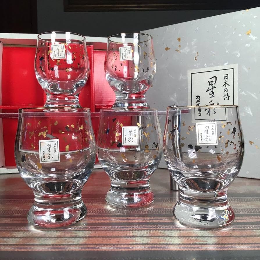 Amazon.co.jp: KAMAY カメイガラス 『本の詩 星彩』 冷酒グラス