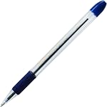 Pentel R.S.V.P. Stylo à bille, 1.0mm, Encre bleue, 12PK