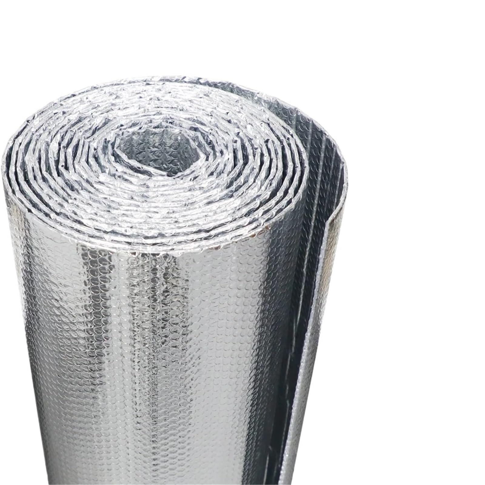 Foil Insulation Roll 1mx3.0meters Reflective Insulation Foam Sheet for Double Side Aluminum Foil Bubble Roll for Keep Heat Thermal Shield Radiant Barrier