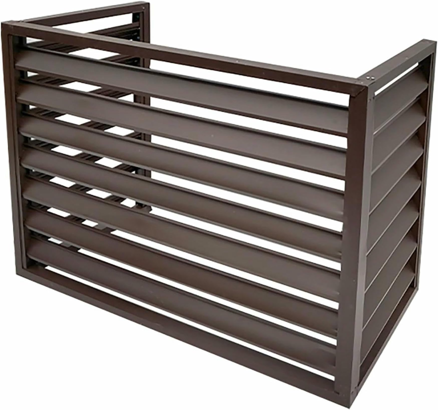Funda para aire acondicionado soporte para plantas y rejilla de aluminio exterior