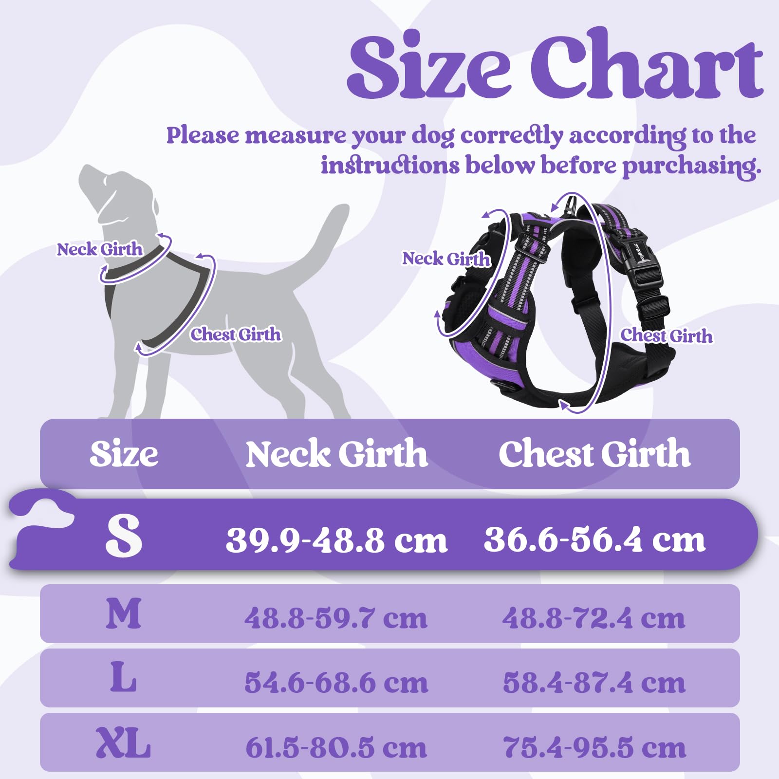 rabbitgoo Dog Harness Small Dog with Neck Release Buckle, Adjustable Soft Padded Puppy Pet Vest with Easy Control Handle - Image 2