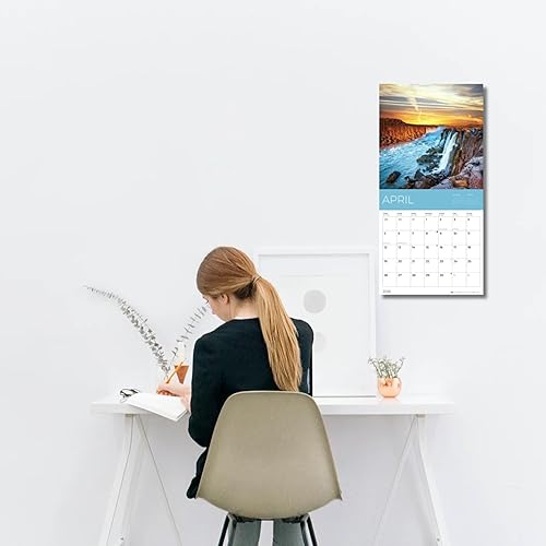 Miniatura 9 de Calendario de pared Pathways de julio de 2025 a diciembre 2026 de 18 meses  12 x 24 pulgadas abierto  Calendario de naturaleza para regalo 2026