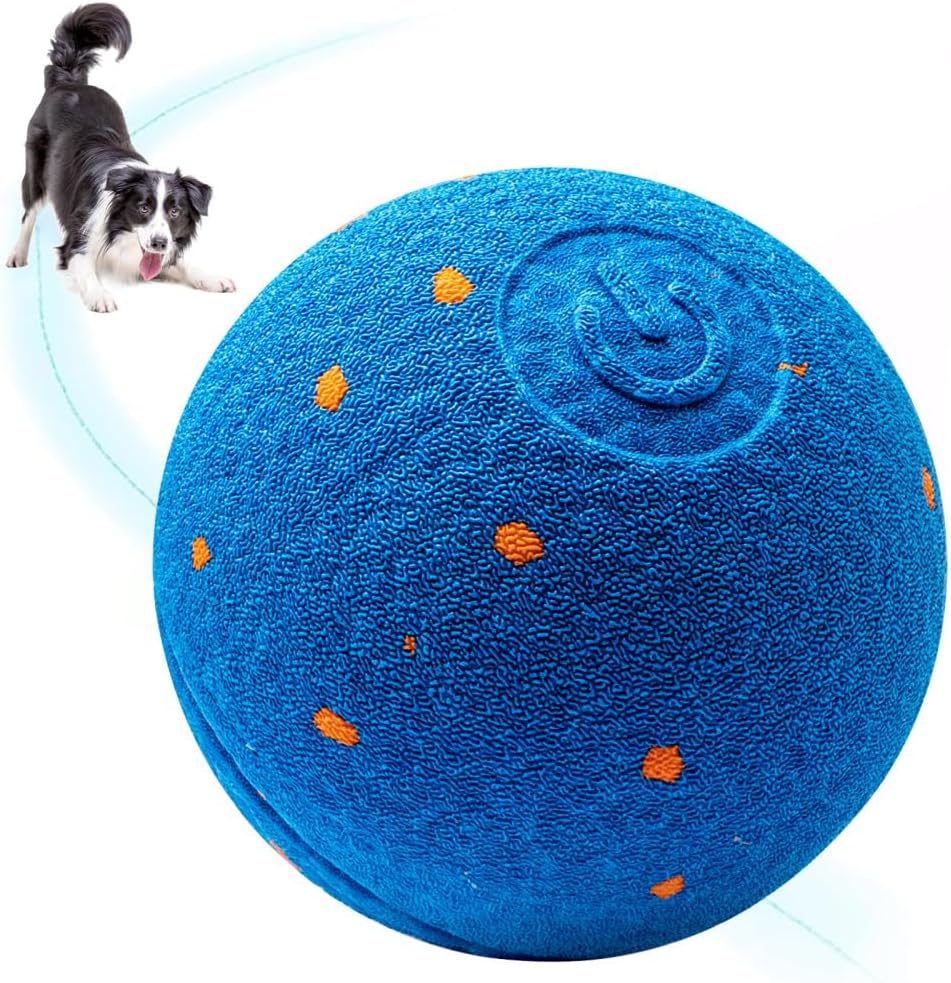 Automatic Moving Bouncing Ball, Interactive Dog Ball Active Rolling Balls for Medium-Large Dogs