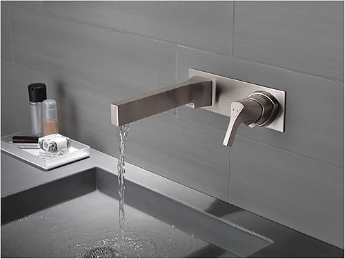 Miniatura 8 de DELTA FAUCET T574LF-BLWL - Grifo de baño de una sola manija para montaje en pared, color negro mate