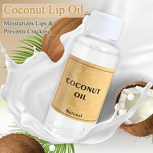 Miniatura 4 de Kit de fabricación de cuidado de labios 2 en 1 crea tu propio exfoliante labial de azúcar y bálsamo labial de coco, juego completo de bricolaje con