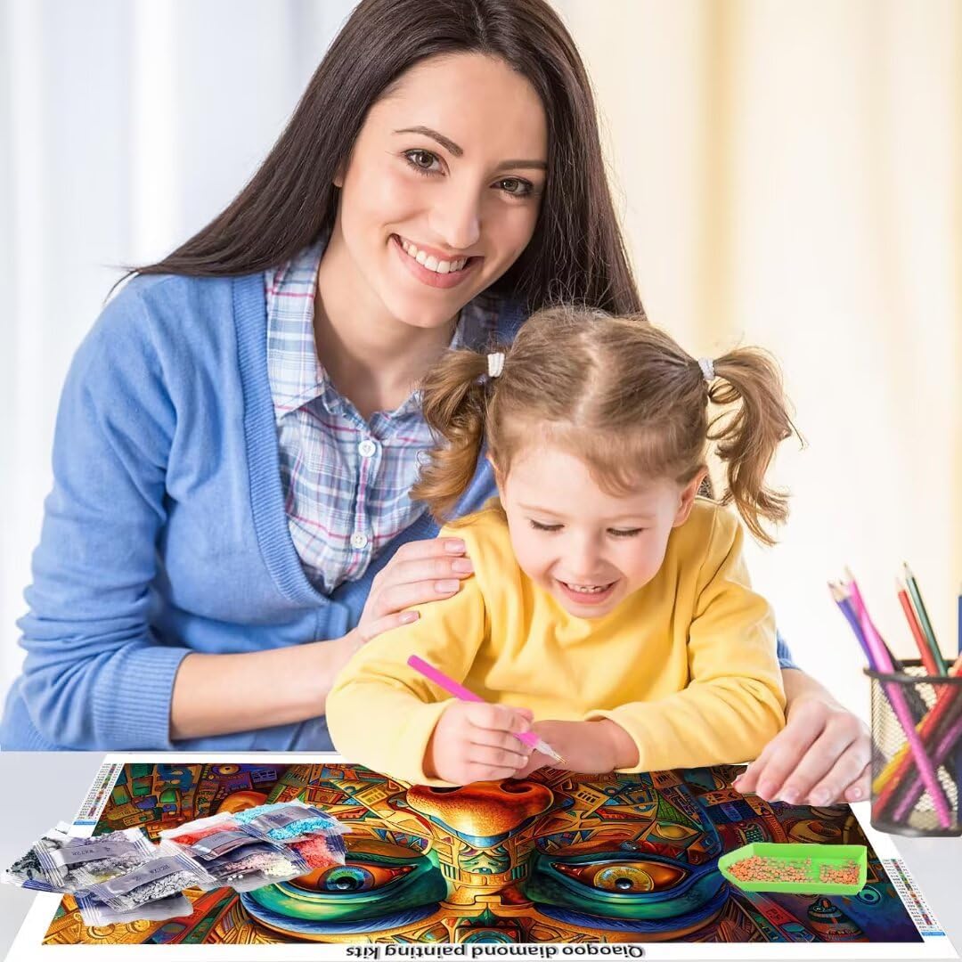 ダイヤモンドアート 抽象的な ダイヤモンドアート キット 青 ダイヤモンド アート 150x60cm 四角 ビーズアート 全面貼り付