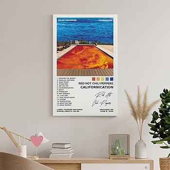 Amazon.com: CJZCJZ Red Hot Chili Peppers Poster - Californication