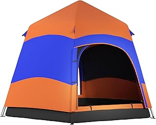 Outsunny Double Layer Instant Pop Up Tent with Rainfly, Hexa