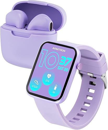 Miniatura 2 de Armitron Connect Boom Smartwatch y auriculares, rastreador de salud y fitness, modos deportivos, resistente al agua y más