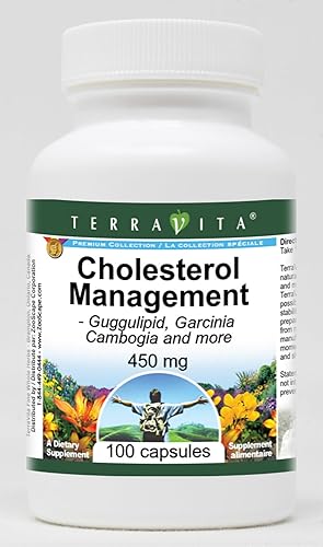 Manejo del colesterol - Guggulipid, Garcinia Cambogia y más - 450 mg (100 Cápsulas, ZIN 515907)