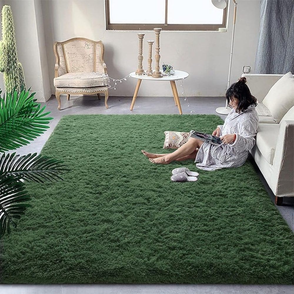 Tapis moelleux grand format 140x200cm pour jeu de bébé au sol