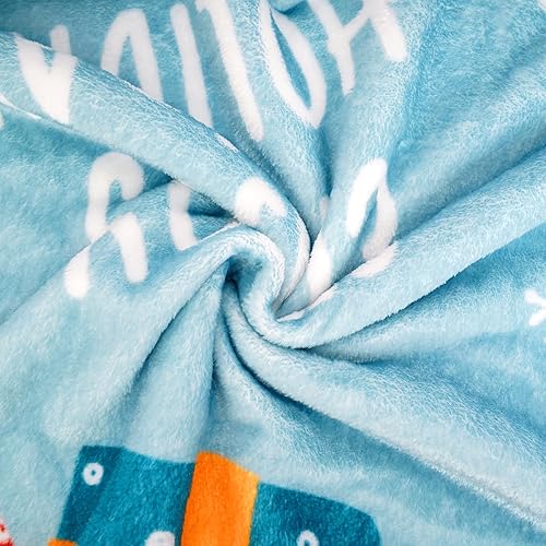 Miniatura 3 de Manta de gnomo, manta de gnomo de Navidad, manta de franela decorativa para sofá, decoración del hogar, suave, cálida, linda, manta de Navidad