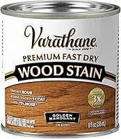 Vista 45 de Varathane - Tinte de madera prémium de secado rápido, 262014, cuarto de galón, caoba dorada