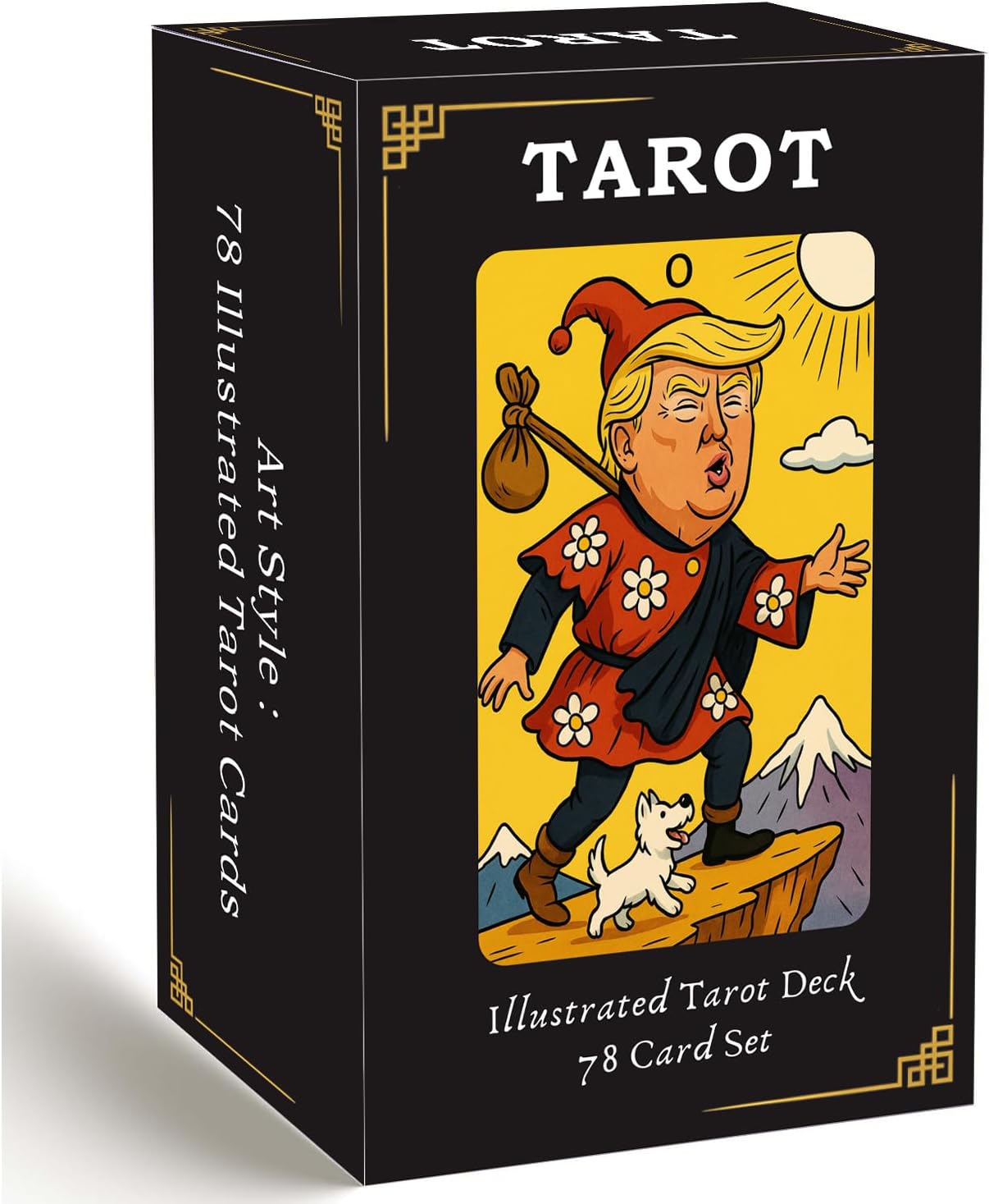 78 Tarot Card, Satirical Illustrated Tarot Deck, Modern Archetype Art Major & Minor Arcana, Creative Art Style Tarot Cards for Beginners and Experienced Readers, Tarot Cards with Guidebook
