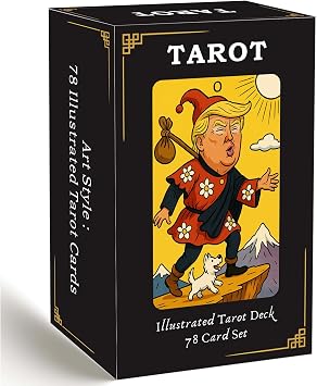 78 Tarot Card, Satirical Illustrated Tarot Deck, Modern Archetype Art Major & Minor Arcana, Creative Art Style Tarot Cards for Beginners and Experienced Readers, Tarot Cards with Guidebook
