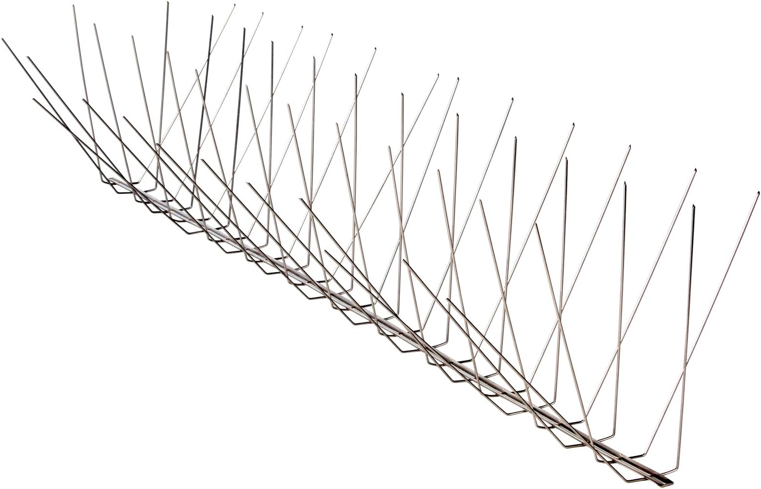 Nixalite Pigeon Spike Stainless Steel Bird Spikes (12 Ft, 6-2 Ft. Strips)