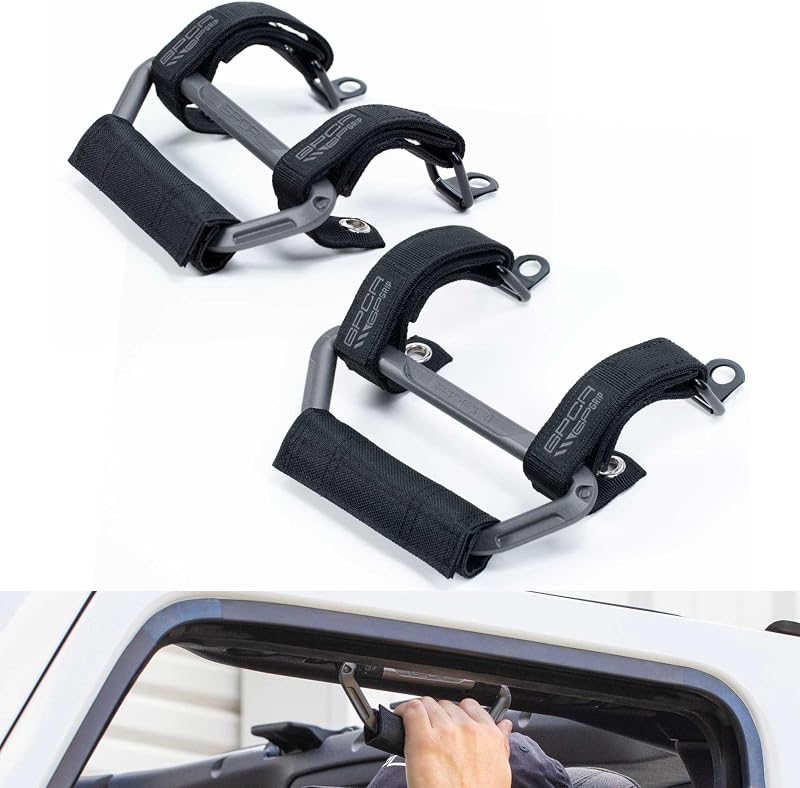 Alças de apoio GPCA GP Grip Air em alumínio para Jeep Wrangler JL e Gladiator JT 2024+ – 2 unidades