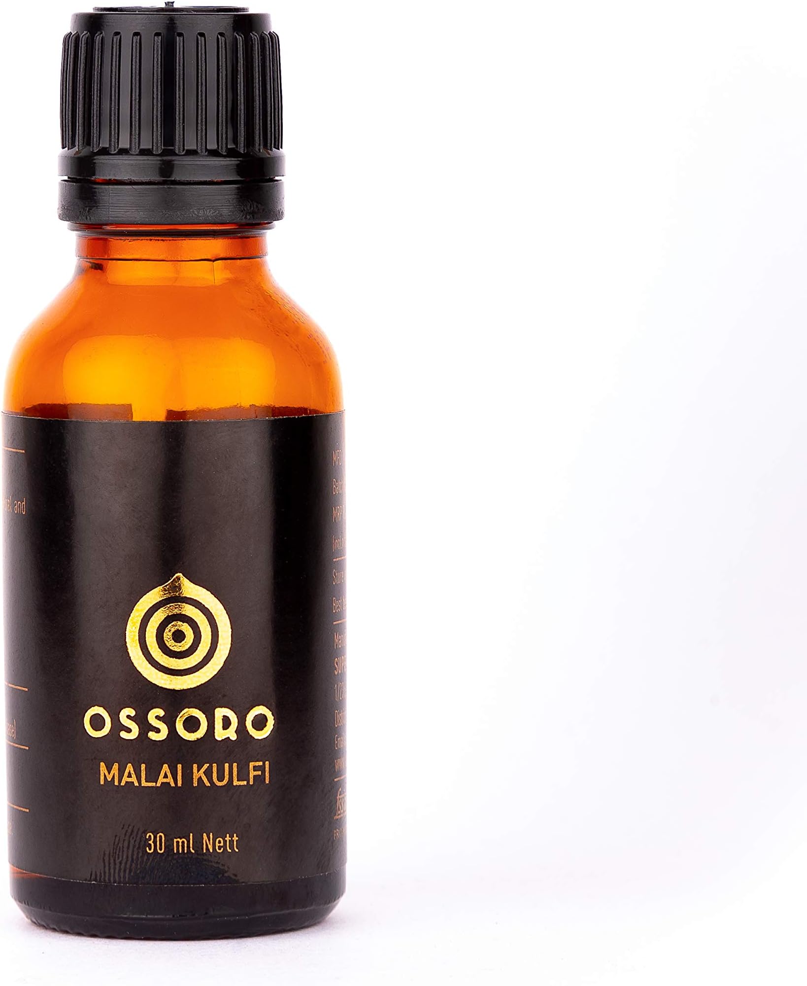 Ossoro Malai Kulfi | Food Flavoring Essence for Ice Cream, Sweets, Desserts & Beverages | Color-Free, High Concentration | 30 ml Glass Bottle