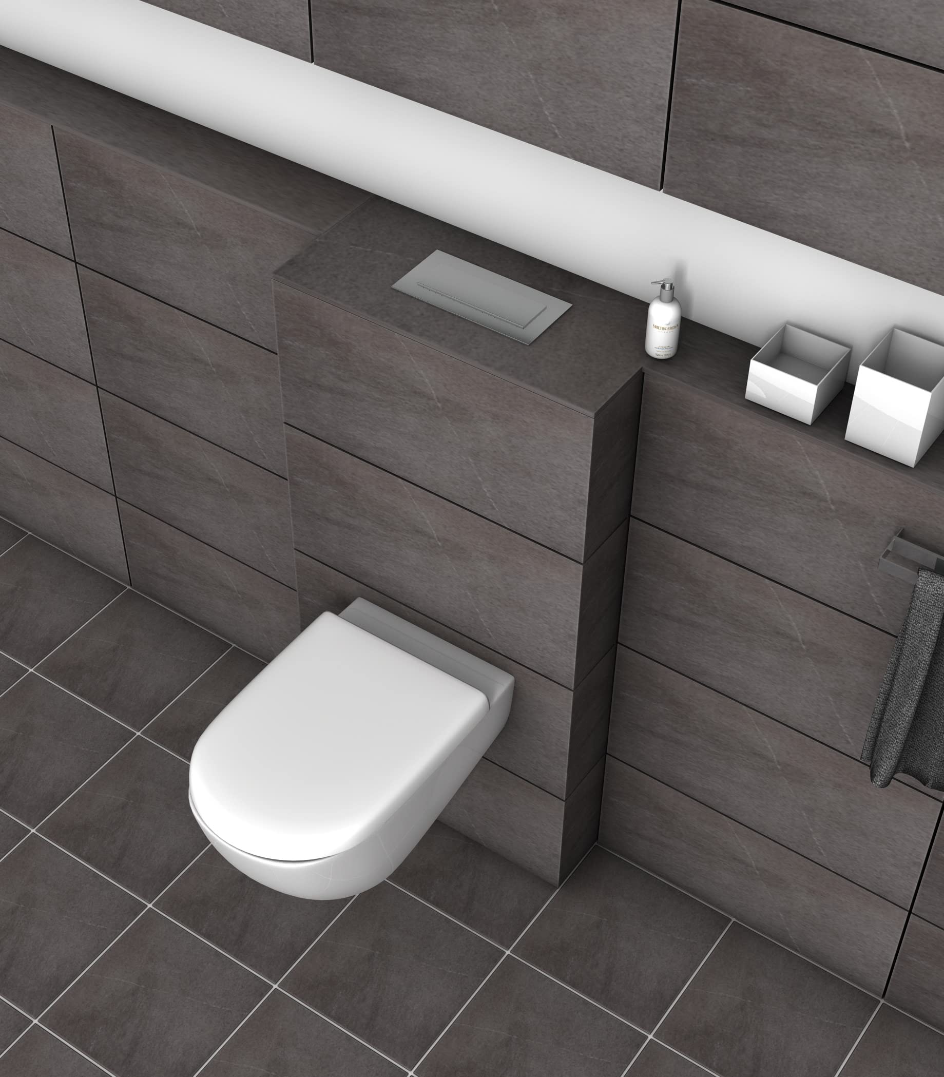 Jackon Jackoboard Montageset für Gebäudeverkleidung, WC-Halterung, Hydro-Isolator-Paneele, einfach zu installieren