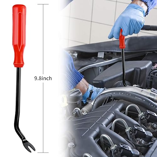 Miniatura 5 de KCRTEK 120 piezas de 0.248 in, 0.315 in, 0.354 in, 0.394 in, nailon para parachoques, clips para parachoques con herramienta de extracción de