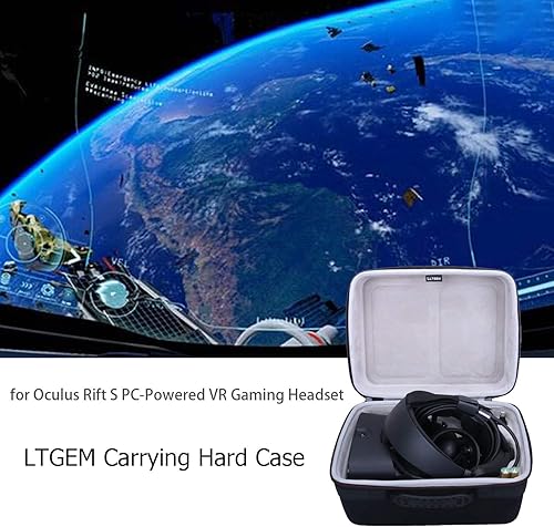 Miniatura 2 de LTGEM Funda rígida EVA para auriculares Oculus Rift S con PC VR Gaming Headset - Bolsa de almacenamiento protectora de viaje