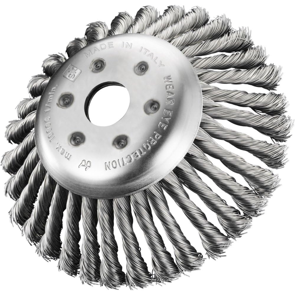 1 PZ SPAZZOLA PER DECESPUGLIATORE MM.170 FILI ACCIAIO Nextradeitalia