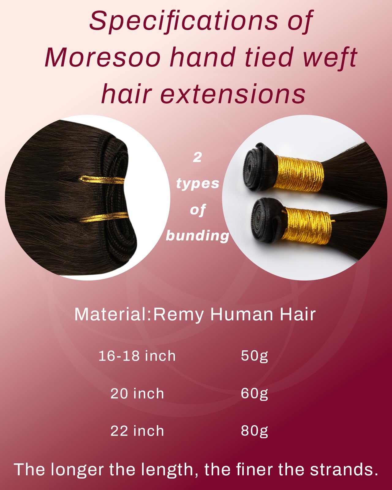 Moresoo Weft Hair Extensions Real Human Hair Medium Brown Highlighted Platinum Blonde Sew in Human Hair Extensions Brown to Blonde Full Head Remy Straight 18 Inch 100g/Pack #P6/60 — view 95