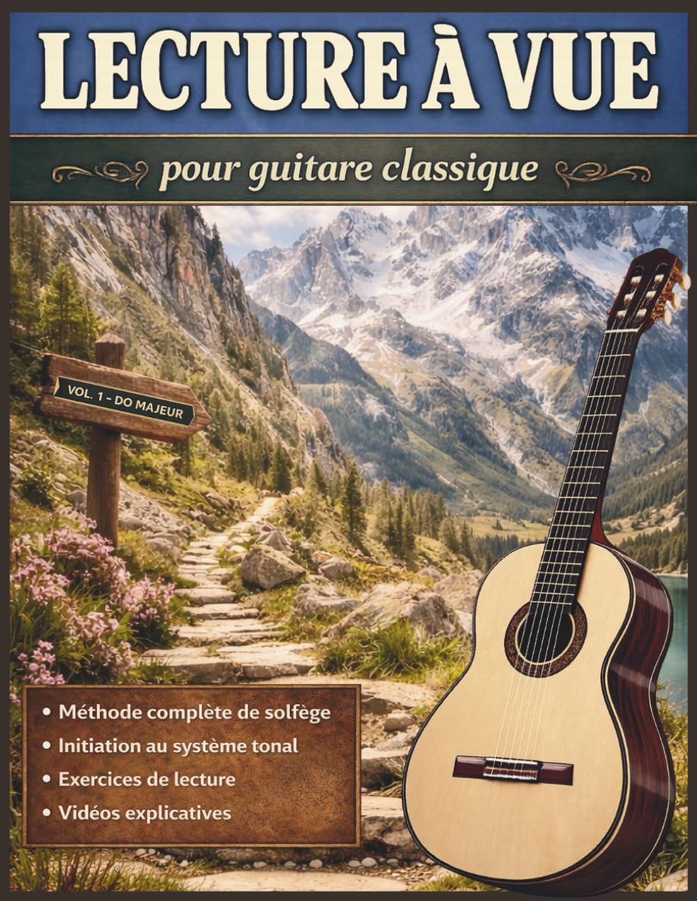 Méthode Complète de Solfège pour Guitare Classique Vol.1: Les fondations : Do majeur sur tout le manche