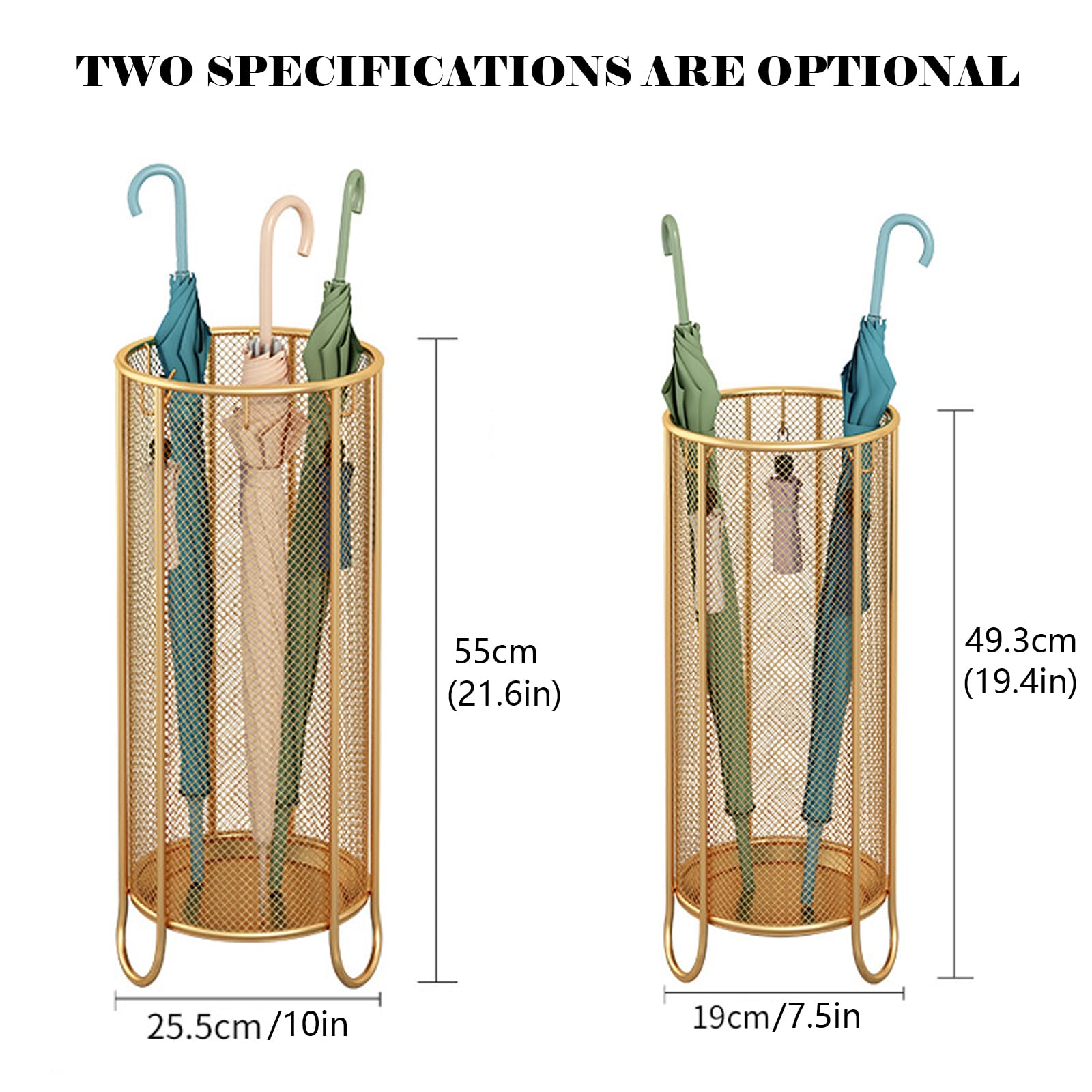 Porte-parapluie En Métal Sur Pied – Porte-parapluie Décoratif