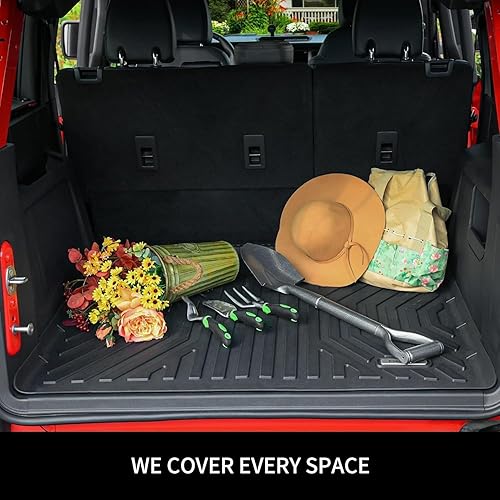 Miniatura 8 de OEDRO Juego de alfombrillas para Tesla Model 3 2020-2023, de ajuste personalizado, TPE 3D, impermeables, antideslizantes, alfombrillas delanteras y