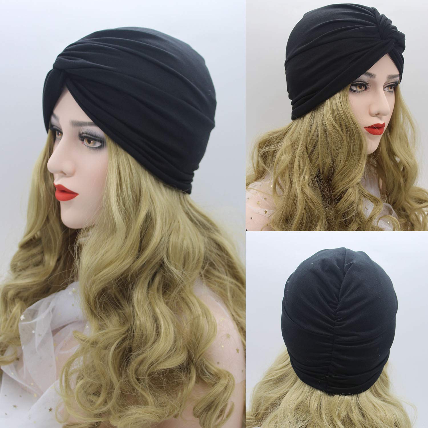 Tulband - Head Wrap - Chemo Muts – Haarband Damesmutsen - Tulband Cap - Hoofddek
