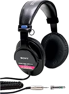 Sony MDRV6 Studio Monitor Headphones with CCAW Voice Coil
