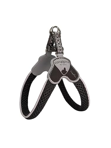 Coralpina - Arnés Mini para Perros de Talla Pequeña y Muy Pequeña, Suave y Transpirable, no Daña el Pelo y no…