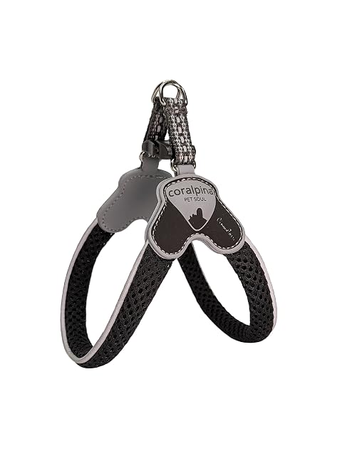 Coralpina - Arnés Mini para Perros de Talla Pequeña y Muy Pequeña, Suave y Transpirable, no Daña el Pelo y no…