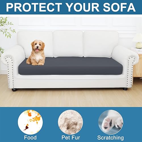 Miniatura 137 de Smiry Fundas de cojín de sofá con estampado, fundas de sofá elásticas y suaves para sofá, funda de sofá antideslizante lavable protector de muebles
