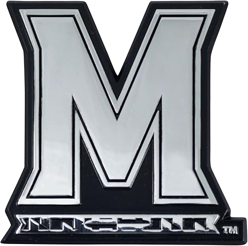 Vista 18 de FANMATS Emblema cromado de la NCAA para hombre